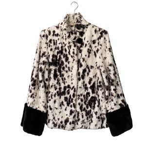 PAMELA McCOY faux fur jacket🍁